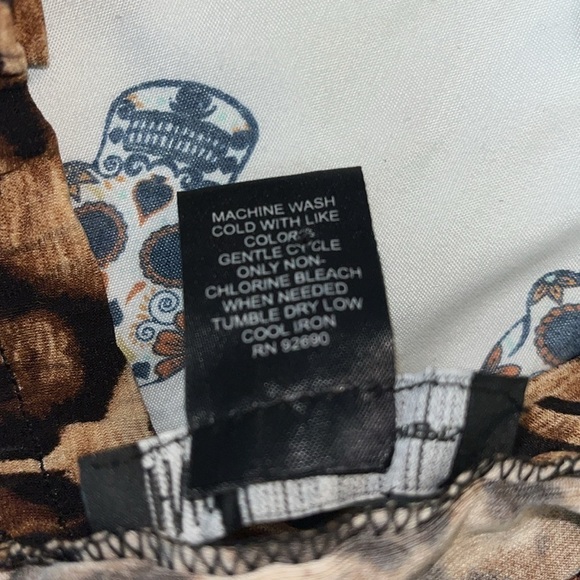 INC International Concepts Brown Blouse - Picture 9 of 9